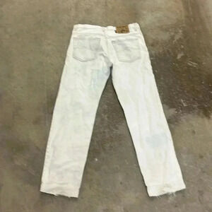 Vintage blue back  light wash jeans